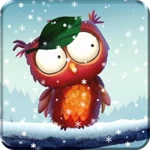 winter snow owl live wallpaper android application logo